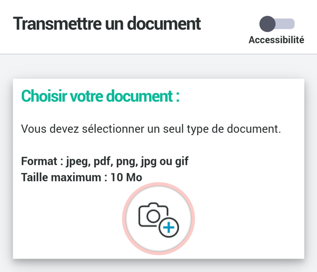 mail de la caf pour transmettre un document